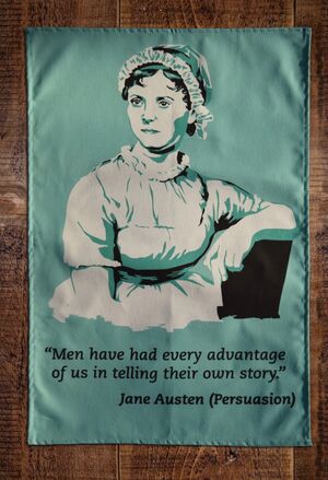 Jane Austen Persuasion tea towel - Paño cocina