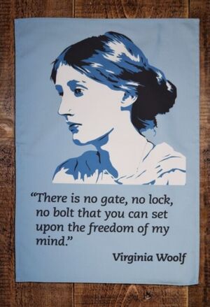 Virginia Woolf Tea Towel