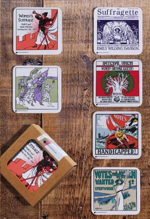 Suffrage coaster collection, set of 6
