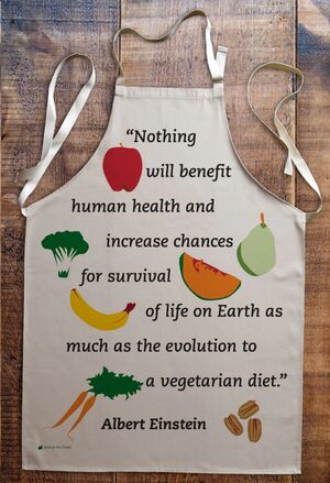 Einstein Vegetarian premium apron - Delantal