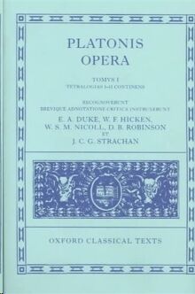 Platonis Opera vol. I