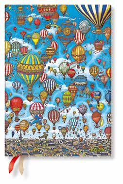 Agenda 2026 12 Meses / Festival de globos - Serie Pierre, el detective de laberintos / Midi Flexi