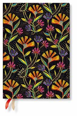 Agenda 2026 12 Meses / Flores Silvestres - Serie Creaciones Juguetonas / Midi Flexi