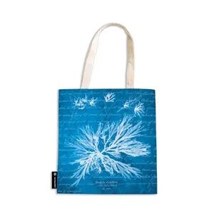 Bolsa de Algodón/ Flores marinas- Cianotipos de Anna Atkins
