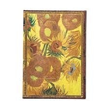 Agenda 2027 12 Meses /Van Gogh, Los girasoles - Serie Manuscritos Bellos / Grande