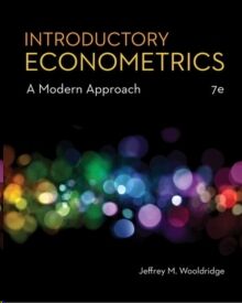 Introductory Econometrics: A Modern Approach