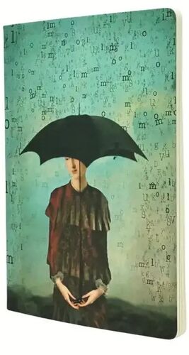 Cahier/ Lluvia de letras - Serie Libera tu mente / A6 / Flexi