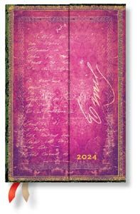 Agenda 2024 12 meses / Emily Dickinson, Morí por la Belleza - Colección Manuscritos Bellos / Mini
