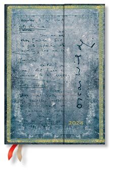 Agenda 2024 12 meses / Wilde, La Importancia de Llamarse Ernesto - Colección Manuscritos Bellos / Mi