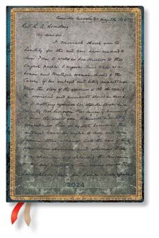Agenda 2024 12 meses / Frederick Douglass, Carta a Favor de los Derechos Civiles - Colección Manuscr