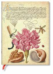Cuaderno / Clavel Rosa - Serie Fascinante Botánica / Midi / Flexi