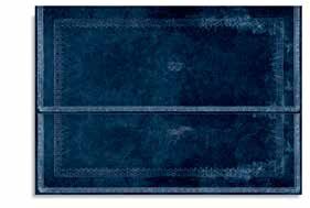 Carpeta / Tinta Azul - Colección Cuero Antiguo
