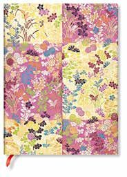 Cuaderno / Kara-ori Rosa - Serie Kimono Japonés / Mini Flexi