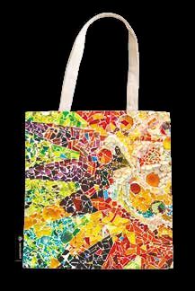 Bolsa de Algodón / Sol de Gaudí - Serie Mosaicos de Gaudí