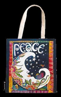 Bolsa de Algodón / Paz - Serie Creaciones Juguetonas