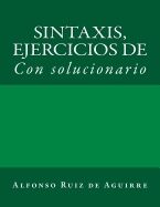 Sintaxis: Ejercicios con Solucionario