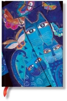 Laurel Burch / Gatos Azules y Mariposas
