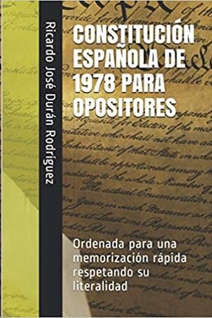 Constitución Española de 1978 para opositories