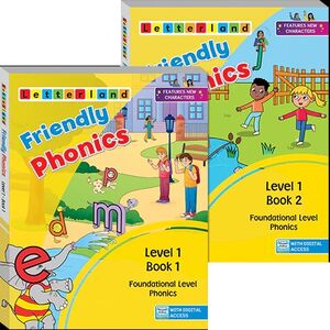 Friendly Phonics - Level 1 - Student Booka (Set of 2) (Fecha publ: 07/09/2026