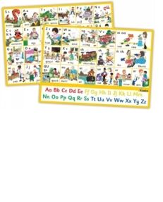 Jolly Phonics Letter Sound Wall Charts : In Precursive Letters