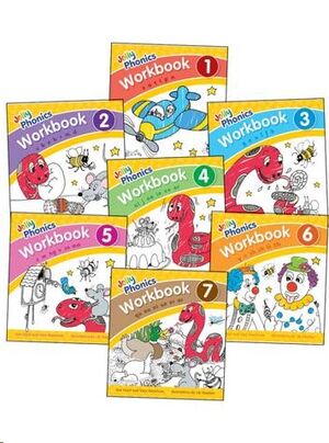 Jolly Phonics Workbooks: Books 1-7 in Precursive Letters