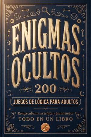 Enigmas ocultos - 200 juegos de lógica para adultos