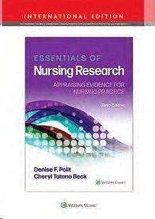 Essentials of Nursing Research:
