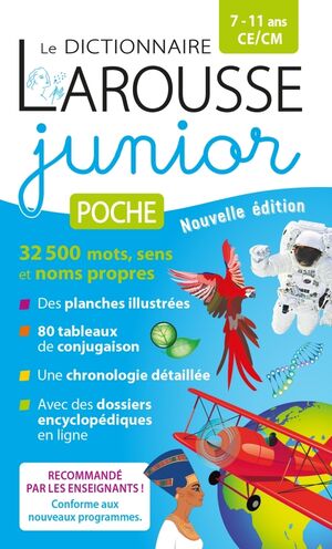 Le dictionnaire Larousse Junior poche - 7/11 ans