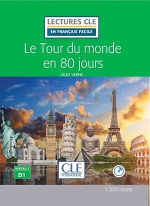Le tour du monde en quatre-vingts jours + CD Mp3