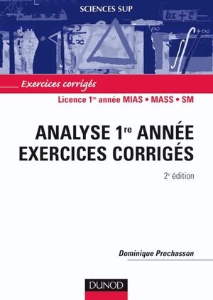 Analyse 1re année - 2ème édition