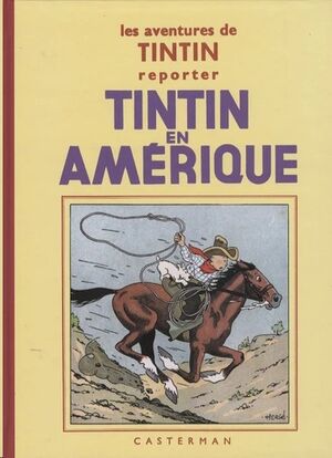 Tintin 3/Tintin en Amérique (petit format blanco y negro)
