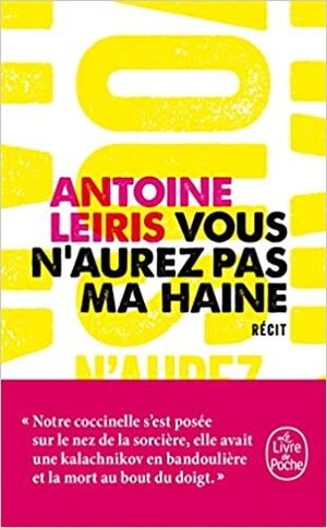 Vous n'aurez pas ma haine