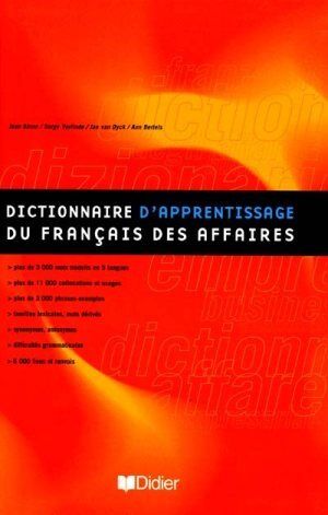 Dict. d'apprentissage du français des affaires