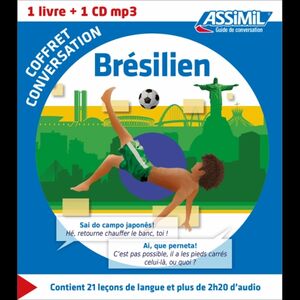 Coffret conversation brésilien : 1 livre + 1 CD MP3