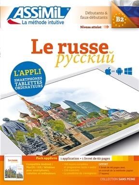 Le russe : débutants & faux débutants, niveau atteint B2 : pack applivre