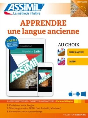 Apprendre une langue ancienne : grec ancien, latin, débutants : pack applivre