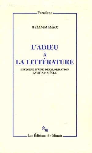 L'adieu à la littérature