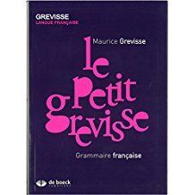 Le Petit Grevisse - Grammaire française
