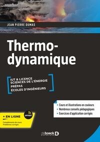 Thermodynamique Cours, exercices et problèmes corrigés - Licence, IUT, Prépas