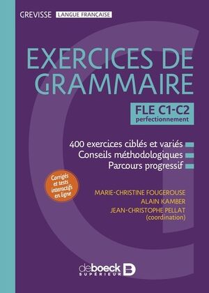 Grevisse FLE C1-C2 Exercices de grammaire