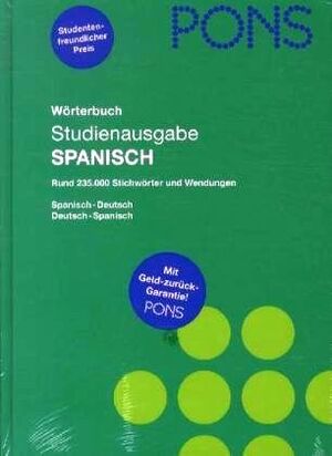 Wörterbuch für Schule und Studium Studienausgabe Spanisch