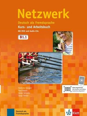 Netzwerk B1.1 Kurs- un Arbeitsbuch + 2 CDs Audio + DVD