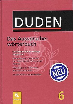 (6) Aussprachewörterbuch betonung und aussprache