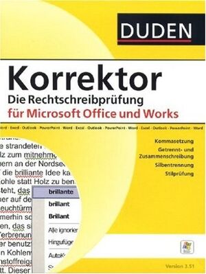 Duden Korrektor versión 3.51 (1CD-Rom)