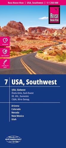 USA 07, Südwest / USA, Southwest (1:1.250.000)