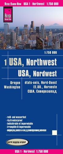 USA 01, Nordwest / Northwest (1:750.000)