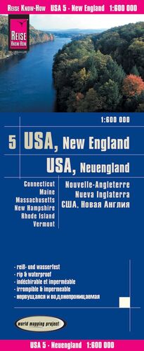 USA 05, Neuengland / New England (1:600.000)