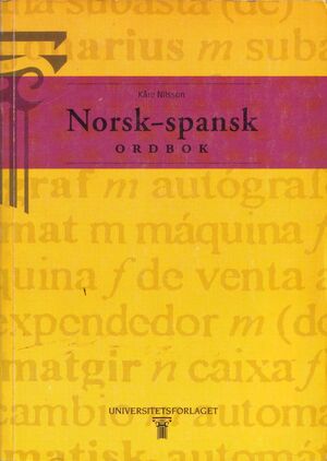 Norsk-Spansk Ordbok