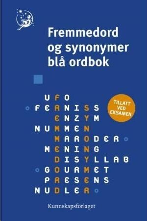Fremmedord og synonymer blå ordbok