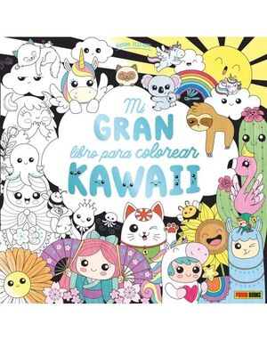Mi gran libro para colorear kawaii